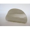 Glossy lite gray hair claw clip