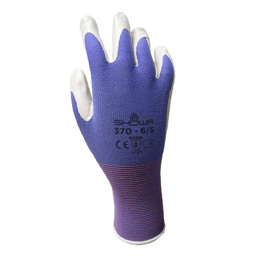 12 Pack Showa Atlas NT370 Atlas Nitrile Garden Gloves - Medium (Assorted Colors)