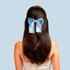 Oliver & Emilia Hair Bows - Cute Hair Ties Satin Bow Clips for Girls and Women, French Barrettes, Coquette Ribbon Accessories for Little Girl (8 Pack)