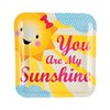 Fun Express You Are My Sunshine Paper Dinner Plates - 8 pieces - Birthday Party Supplies