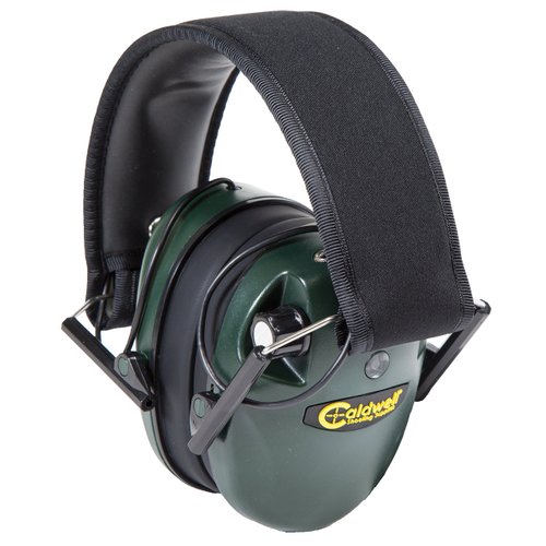Caldwell unisex adult Green E Max Electronic Hearing Protection Low Profile, Green, Youth US