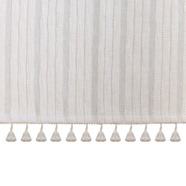 Crane Baby Wrap Around Bed Skirt for Crib, Cotton Crib Skirt for Boy's and Girl's Nursery, Natural, 28”w x 52”h x 16”d