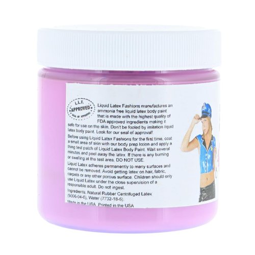 Fluorescent Violet 4 Oz - Face and Body Paint Black Light UV Reactive, Halloween Latex Full Body Paint for Adults and Kids, Ideal for Art, Parties, Carnivals and Cosplay, Safe to Use