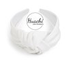 Knotted Headbands for Women White Headband Non Slip Wide Thick Headband for Women’s Hair Fashion Hair Accessories Women Headbands for Hair Elastic Hair Bands for Women's Hair