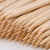 AHIER 100 PCS Orange Sticks for Nails, Orange Wood Sticks, Wooden Cuticle Pusher, Nail Art Cuticle Pusher Remover for Manicure Pedicure