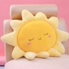 OUKEYI Soft Sun Cushion Pillow,Sun Plush Pillow Stuffed Toy Throw Pillow for Home Deco Gift Kids Pillow Stuffed Animal Toy,Sun Shape Chair Cushion Sofa Cushion Pillow Car Pillow22.8in/58cm