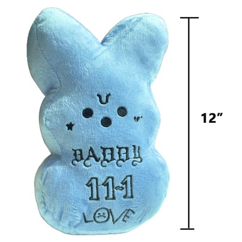 PERUKOYO Easter Basket Stuffers,12" Easter Plush Easter Bunny Plush Toys Cute Animal Bunny Stuffed,Easter Basket Stuffers for Toddler Boy Girl