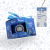 Ner Mitzvah Spinning Hanukkah Dreidel Mug - Happy Hanukkah Decorations - Blue & White Hanukkah Party Favors Idea
