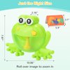 HengGL Light Up Baby Bath Bubble Toys,Tub Big Frog Automatic Bubble Maker Blower Toys with 24 Music Baby Fun Shower Toys, for Boys, Girls（New 2024）