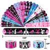 48 PCS Cheerleading Party Favors 24PCS Tattoos Stickers 24PCS Slap Bracelets Wristbands Perfect for Themed Birthday Baby Showers or Classroom Rewards Ideal Decor and Gifts for Girls and Boys