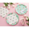Blue Panda Pineapple Party Supplies Pack Plates Cups Napkins (Serves 24)