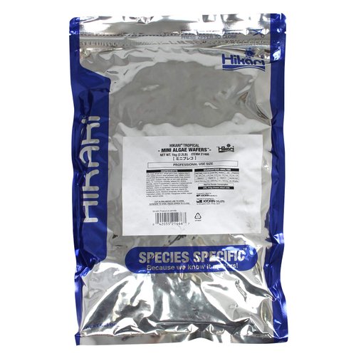 Hikari Tropical Mini Algae Wafers Fish Food, 2.2 lb (1kg)