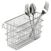 Utensil Drying Rack, 3 Compartments, Chrome
