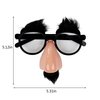 PPXMEEUDC 12 PCS Disguise Glasses with Funny Nose Funny Glasses with Eyebrows and Mustache Perfect Party Favors for Costume Halloween and Birthday Parties