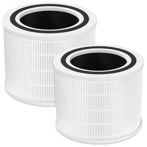 Core 200S H13 True HEPA Replacement Filter for LEVOIT Core 200S Smart WiFi Air Puri-Fier, 3-in-1 True HEPA Activated Carbon Pre-Filter, Core 200S-RF【Not for Vista 200】 2 Pack