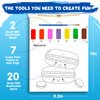 Paint with Water Books for Toddlers: 3 Pack Mess Free Watercolor Painting Paper for Kids Ages 3 4 5 6 7 8, Art Craft Gift for Girls Boys Birthday Holiday Toy Gift Travel Activities Stocking Stuffers
