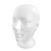 OLé Designs Female Foam Mannequin Head Wig Stand, Stable Round Base - Styrofoam Manikin Head For Makeup Practice -10”