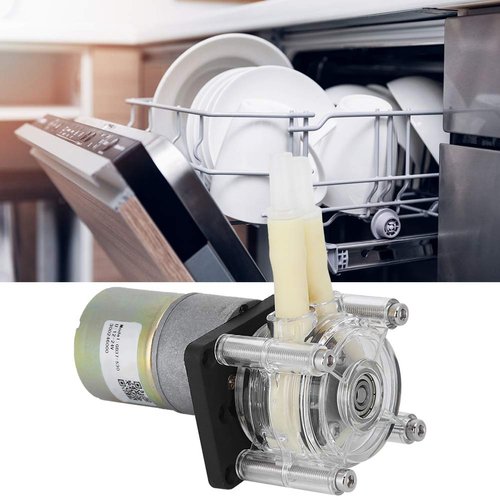 DC Vacuum Pump Strong Suction Self Priming Peristaltic Pump, High for Aquarium, Chemicals, Liquids and Other Dosing Additives (24V)