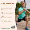 Glucosamine Chondroitin MSM and Turmeric Supplement - Joint Support Supplement for Women & Men with Boswellia & Glucosamine Sulfate 1500 mg. Used for Cartilage & Joint Health & Flexibility 90 Capsules