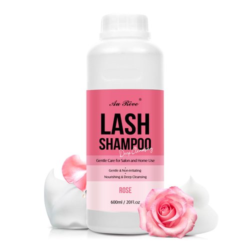 Lash Shampoo Bulk for Lash Extensions 600 Ml/20fl.oz Eyelash Extension Cleanser Oil Free Lash Cle...