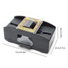 FAMKIT Automatic Poker Card Shuffler, Battery Operated Card Shuffler Electric Shuffling Machine for Home Party Club