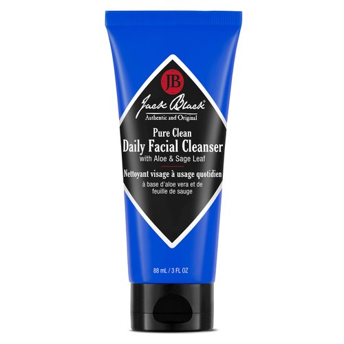 Jack Black - Pure Clean Daily Facial Cleanser, 3 fl oz – 2-in-1 Facial Cleanser and Toner, Remove...