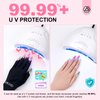 Saviland 100PCS Nail Polish Protector for Fingers: 99.99%+ U V Protection Cuticle Protector for Nail Painting U-Shaped Nail Protector Peel Off Nail Tape for French Tip Nails Stamp Nail Art