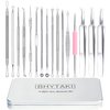 Blackhead Remover Tools, 2024 Latest 16 PCS Pimple Popper Tool Kit, Acne Blackhead Tools for Blemish, 410 Premium Professional Stainless Acne Pimple Extractor Tool with Metal Box