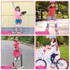 Ausletie Knee Pads for Kids Girls Protective Gear Set Adjustable Knee Pads and Elbow Pads Set with Wrist Guard for Girls Kids Toddler Roller Skates Bike Cycling Skateboard Scooter