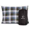 REDCAMP Outdoor Camping Pillow Lightweight, Flannel Travel Pillow Cases, Removable Pillow Cover