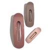 Kitsch 3pc (Terracotta) Flat Hair Clips for Women, Recycled Lay Flat Claw Clips for Thick Hair, Flat Hair Claw Clips,Flat Claw Clips for Thin Hair, Flat Clips for Hair, Hair Accessories for Girls