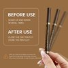 MAKI YIKA Microblading Eyebrow Pencil, Waterproof Eyebrow Pen with 4 Tip Brow Pen and Precise Brow Pencil to Create Natural Hair-Like Brows with Dual-ended Eyebrow Brush (A-Brown)