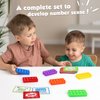 Aizweb Ten-Frame Math Manipulative for Elementary,Counting Number Math Games, Montessori Educational Toy for Kindergarten Classroom Kids 3 4 5 Year Old (Upgraded Version for 20 Task Cards)