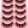 Andy's Orchids Diamond False Eyelashes, Thick Long Eye Lashes, Eye Extension, Rhinestone Fuffy Thick Long Eye Lashes Dramatic Volume 2 Boxes(20pcs)