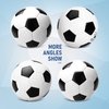 ZOOJOY 2 Pack Soccer Ball Size 3 for Kids, Outside Sport Soccer Ball Set for Boys Girls, Classic Design with Pump, Play Ball Toys & Gifts for Toddlers 2 3 4 5 6 7 8