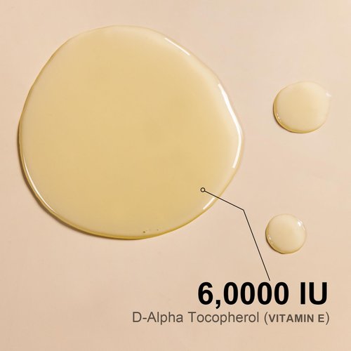 Yoken Vitamin E Oil 8 Fl Oz Organic Vitamin E oil for Skin Blend 60,000 IU Vitamin E oil for Scars Hair,Face,Nail,Scalp Perfect Bath and Body Oil Cold Pressed Hexane Free Non-GMO Gluten Free Formula