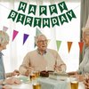 GLASNES Green Happy Birthday Banner Birthday Party Supplies for Adult Boy Girl