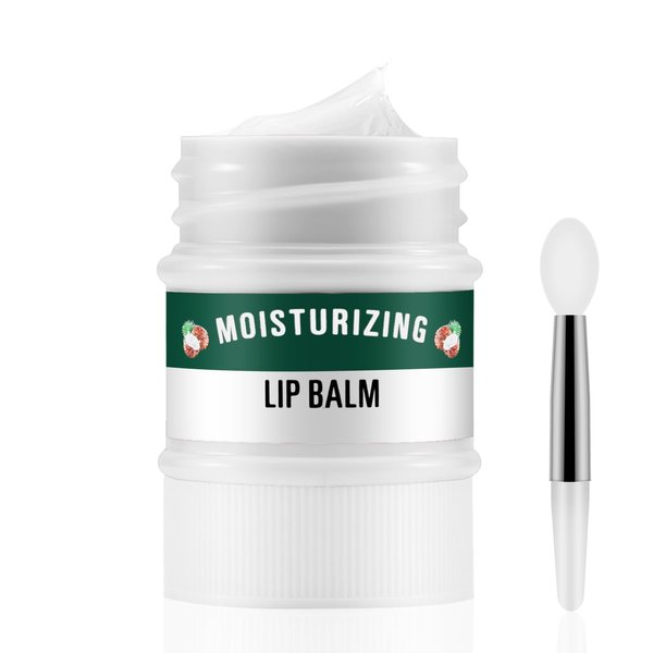 Apooliy Hydrating Lip Sleeping Mask,Mosturizing Lip Balm with Brush,Moisturizer for Dry Lip,Fruit Flavoured Lip Care