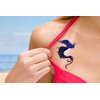 Dopetattoo 6 Sheets Temporary Tattoo Phoenix Purple Bird Starrysky Fake Tattoos Hand tattoos for Women Girls