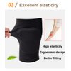 SUJAYU Dance, Wrestling, Basketball, Volleyball Knee Pads for Women, Knee Protector Soft Knee Pads for Work (Black, S)