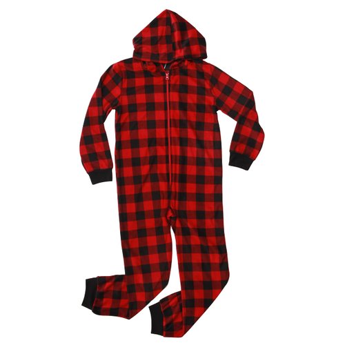 PRINCE OF SLEEP Jumpsuit for Kids Pajamas 65729-10195-RED-10-12