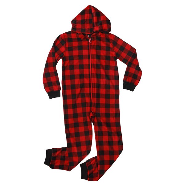 PRINCE OF SLEEP Jumpsuit for Kids Pajamas 65729-10195-RED-10-12