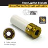 Titan 21092 1/2-Inch Drive x 19mm Non-marring Impact Deep Lug Nut Socket