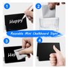 Pintuson 40 Pack Mini Chalkboard Signs for Food, 4x3 Inches Small Chalkboard Sign, Food Labels for Party Buffet and Weddings, Place Cards, Easy to Write and Wipe