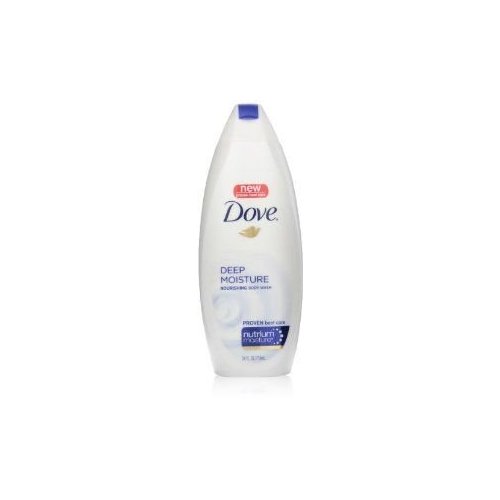 Dove Nourishing Body Wash - Deep Moisture 3/24 Ounce Bottles (2 Pack)