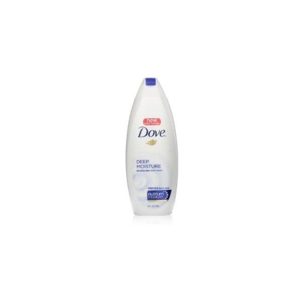 Dove Nourishing Body Wash - Deep Moisture 3/24 Ounce Bottles (2 Pack)
