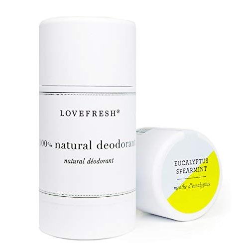 Lovefresh - Natural Deodorant Stick | Handmade, All-Natural, Non-Toxic, Clean Beauty (Unscented, 3.7 oz | 109 ml)