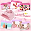 MelodySusie Portable Kids Nail Dryer, Mini Nail Fan Quick Nail Dryer for Regular Polish Manicure Tool, Safe for Hands, Skin, Children's Gift, Great Gift for Girls