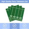 40Pcs American Football Party Supplies include 20 plates, 20 napkins for the American Football Fans Birthday Party Decoration