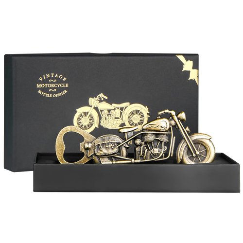 Motorcycle Beer Gifts for Men, Valentine's Day Gifts for Him, Vintage Motorcycle Beer Bottle Opener for Bar Party, Father's Day Gifts, Unique Birthday Beer Gifts for Him Dad Husband Boyfriend